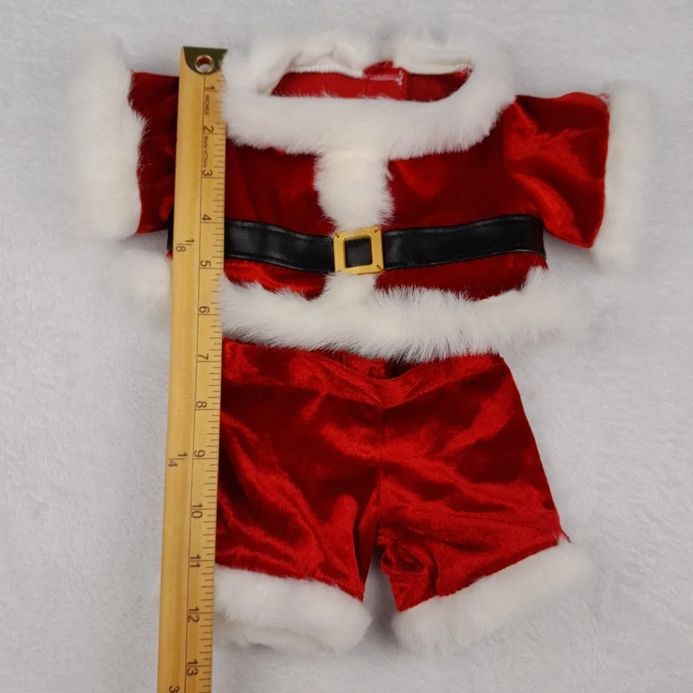 Build A Bear Workshop Santa Claus Outfit Suit Clothes Christmas Costume BABW